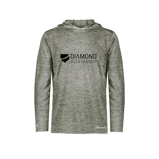 [FOLHCGGY-AS-LOGO1] Decker Men's Charge Hoodie (Adult S, Gray, Logo 1)