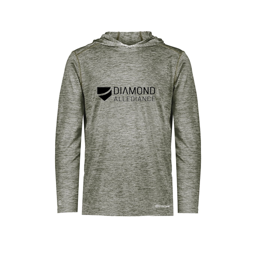 [FOLHCGGY-YS-LOGO1] Decker Youth Charge Hoodie (Youth S, Gray, Logo 1)